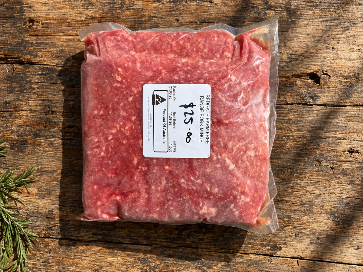 Free range pork mince