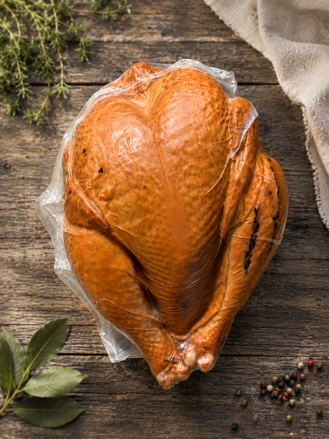 Smoked whole Cornish chicken