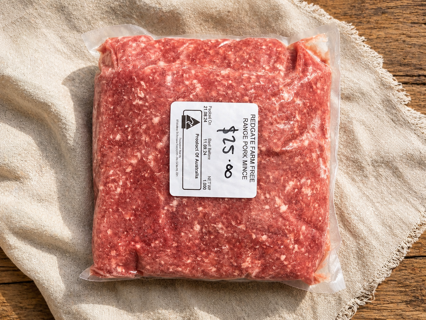 Free range pork mince